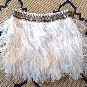 Ostrich Feather Skirt